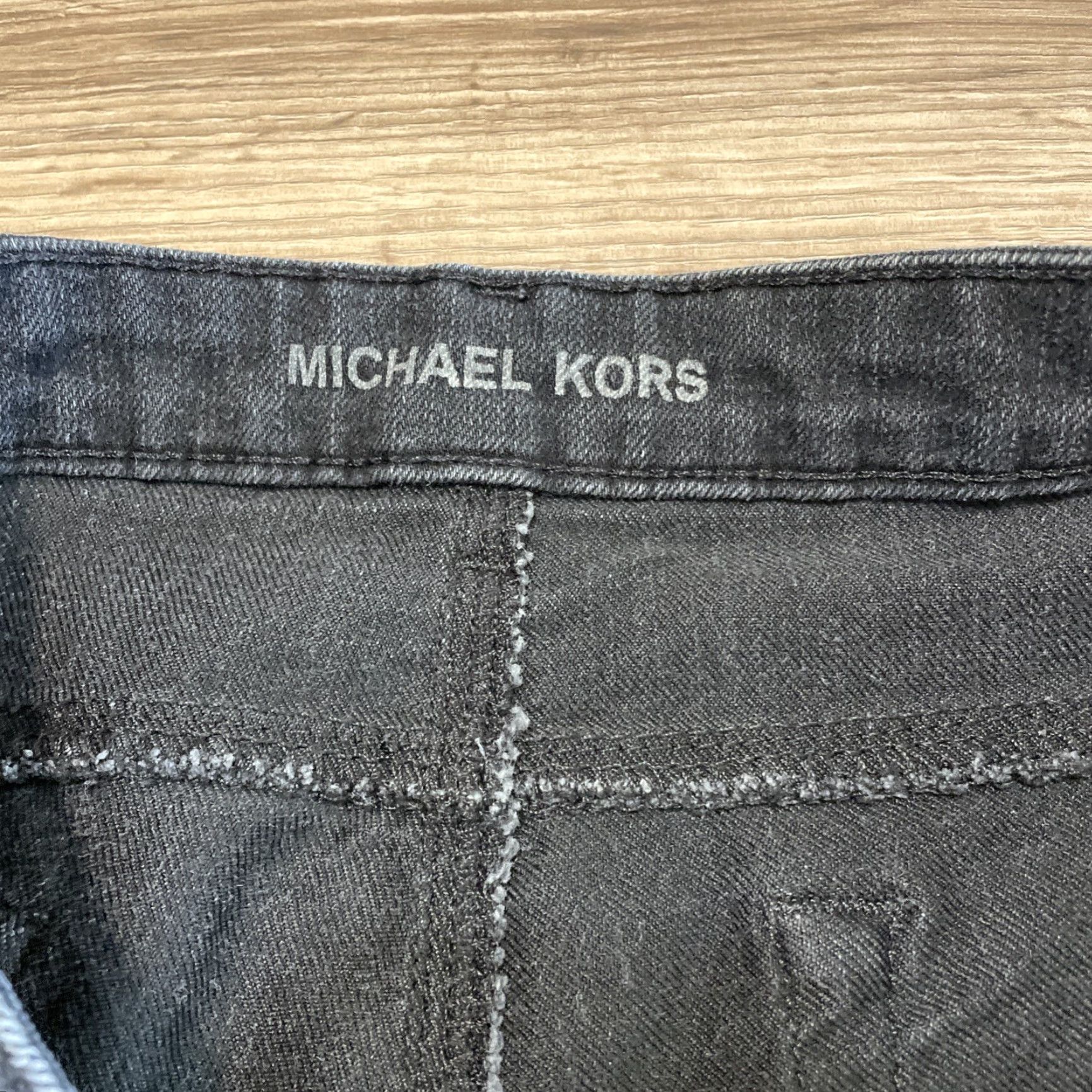 Michael Kors Michael Kors Jeans Womens 18W Black Mid Rise Straight Leg Denim Pants Stretch Size 40" / US 18 - 3 Thumbnail