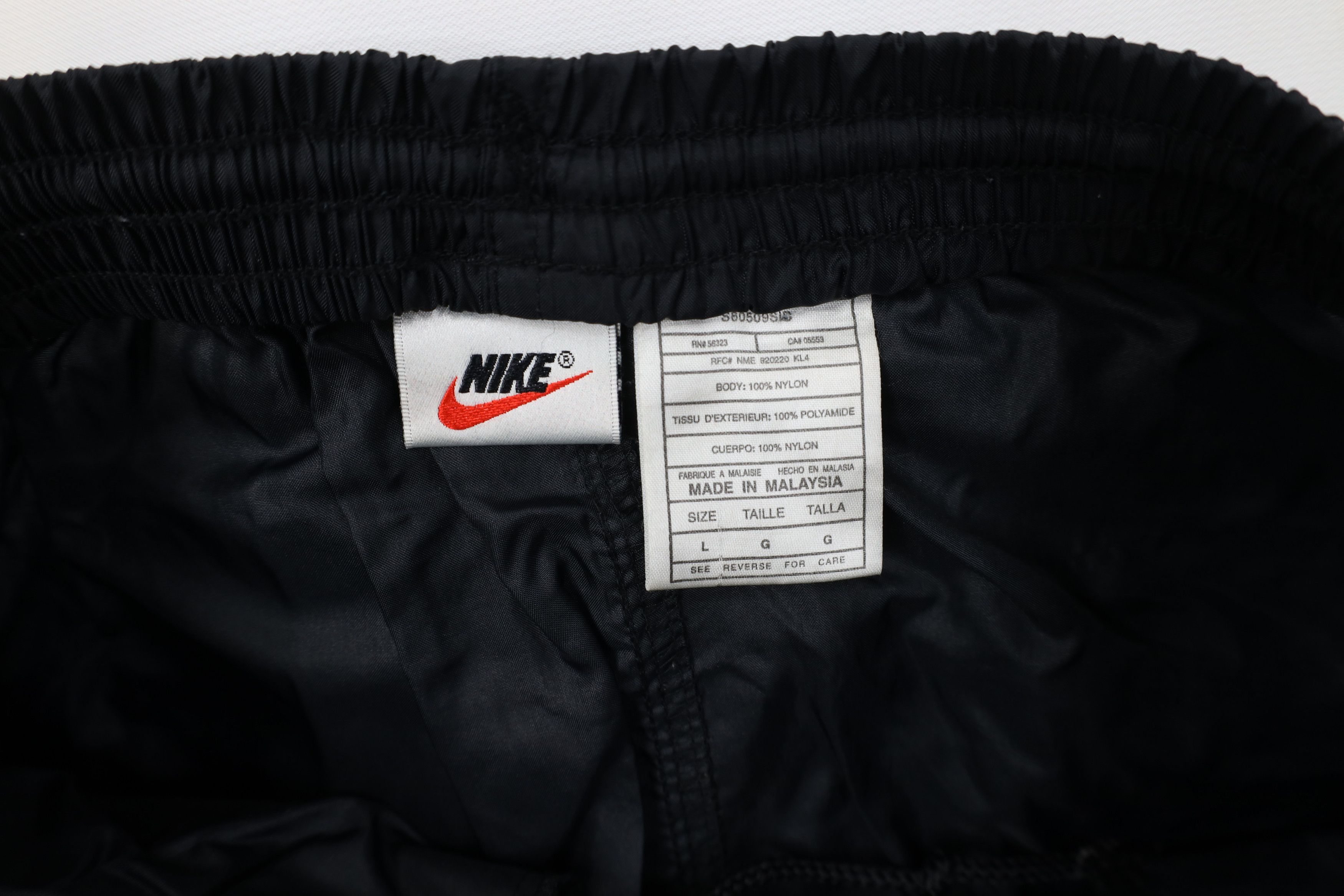 Nike Vintage 90s Nike Scott Mini Swoosh Windbreaker Joggers Pants Size US 36 / EU 52 - 10 Thumbnail
