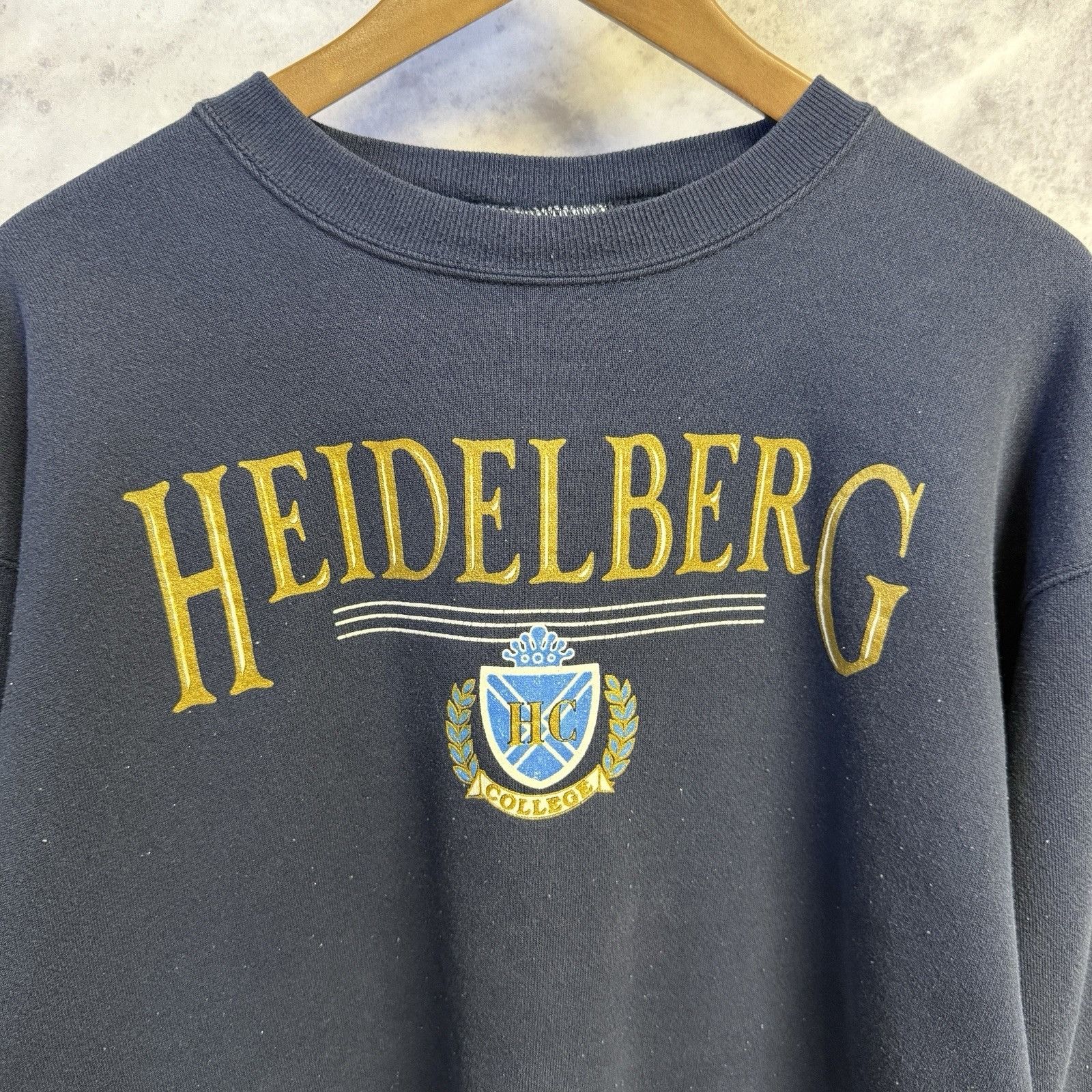 Vintage VTG Heidelberg University Sweatshirt Mens Crewneck 90s Size US XL / EU 56 / 4 - 1 Thumbnail
