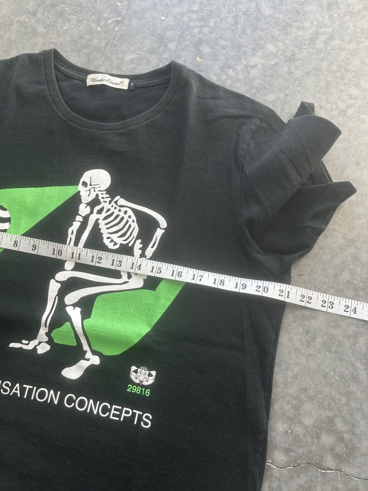 Japanese Brand × Undercover SS17 Undercover Improvisation Concepts Skeleton Tee Size US M / EU 48-50 / 2 - 8 Thumbnail