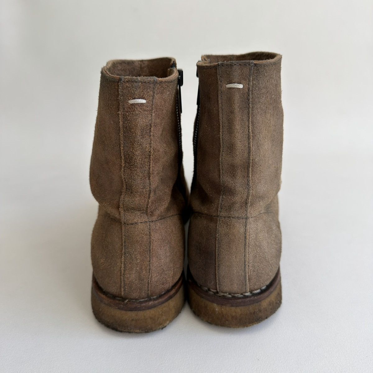 Maison Margiela S/S 14 Distressed Suede Western Boots Size US 9 / EU 42 - 13 Thumbnail