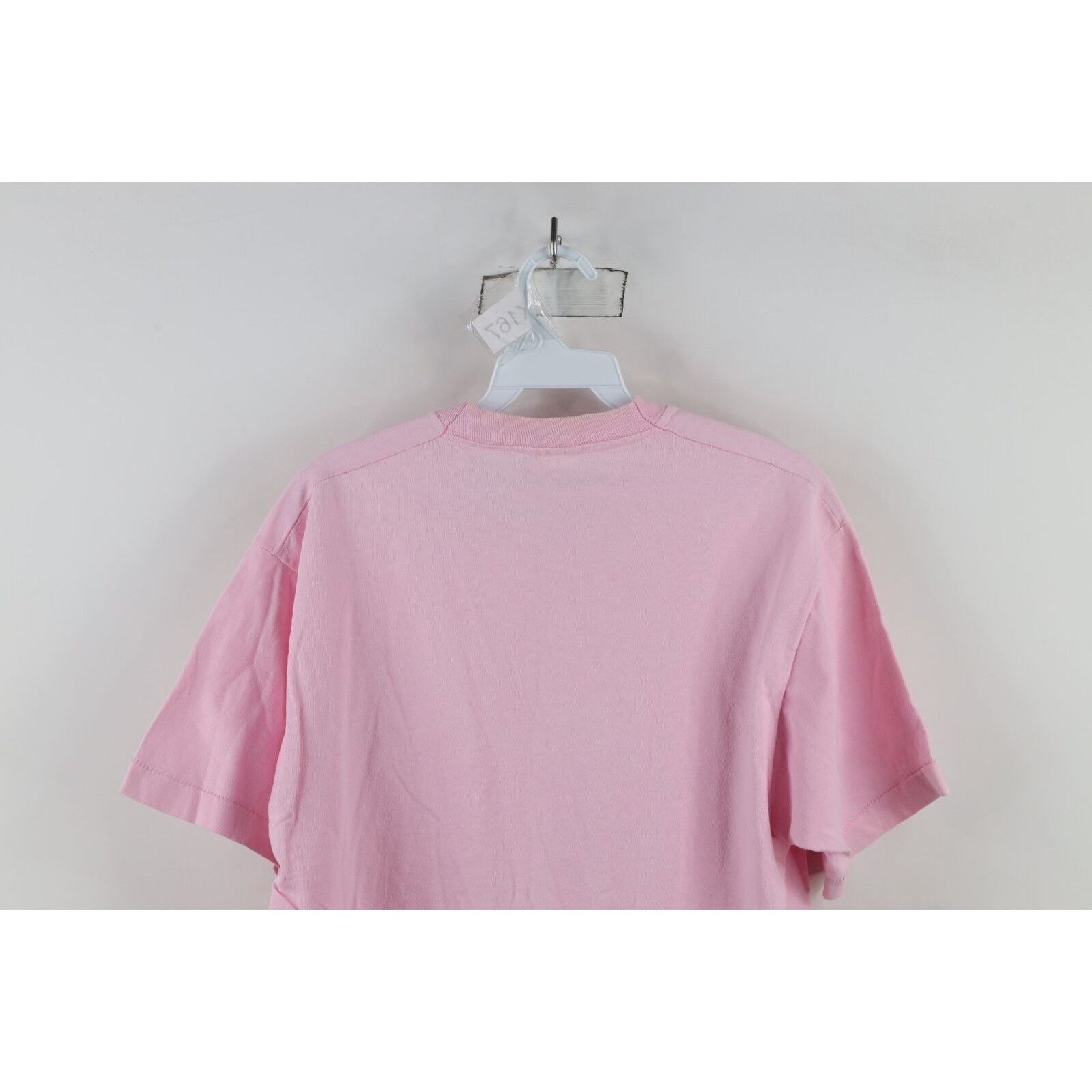 Vintage Vintage 90s Streetwear Distressed Blank Cotton T-Shirt Size US L / EU 52-54 / 3 - 8 Thumbnail