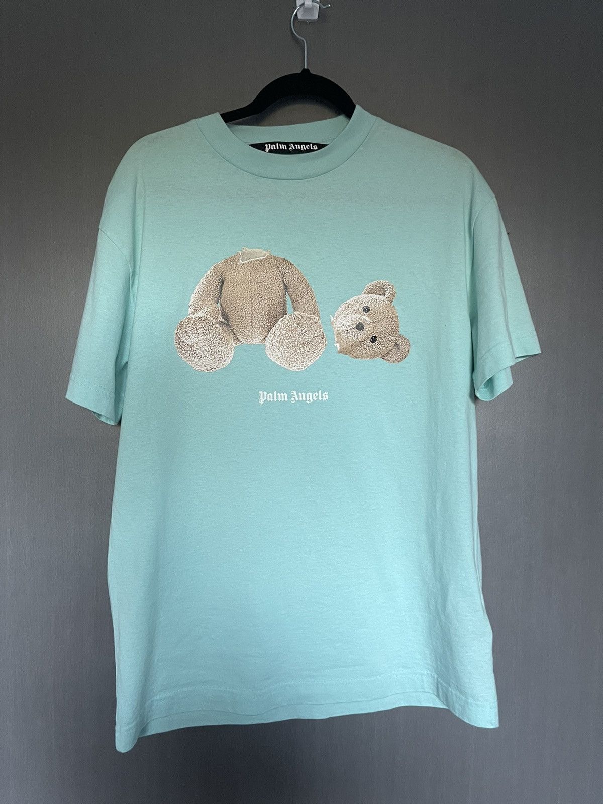 BEAR T-SHIRT in blue - Palm Angels® Official