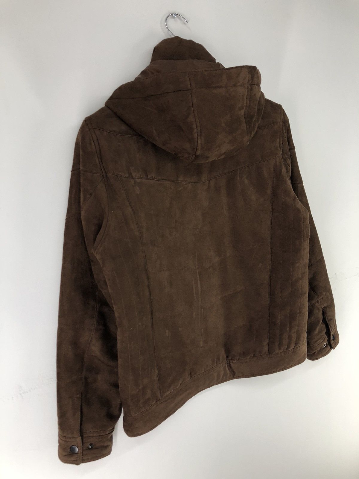 Japanese Brand Louis Chavlon Bikers Style Hooded Brown Jacket Size US M / EU 48-50 / 2 - 13 Thumbnail