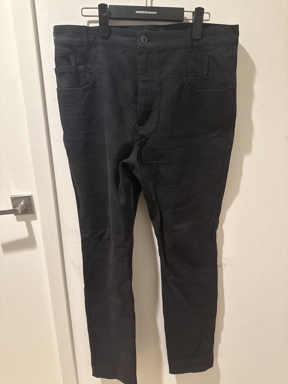 Haider Ackermann Haider shadow stripe slim jeans size M Size US 32 / EU 48 - 1 Thumbnail