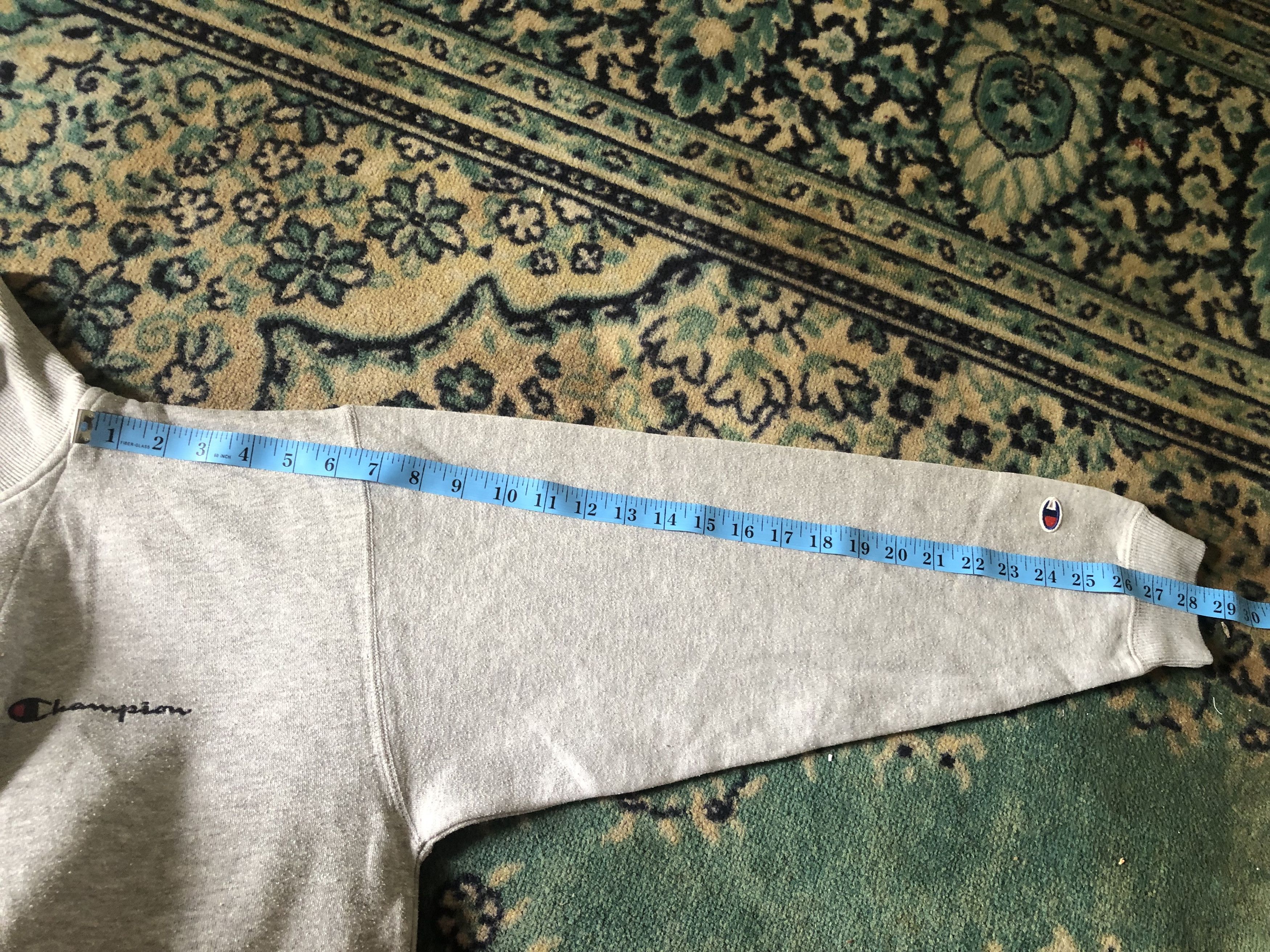 Champion Vintage Half Zip Jumper Sweatshirt Grey Sweatshirt Medium Size US M / EU 48-50 / 2 - 7 Thumbnail