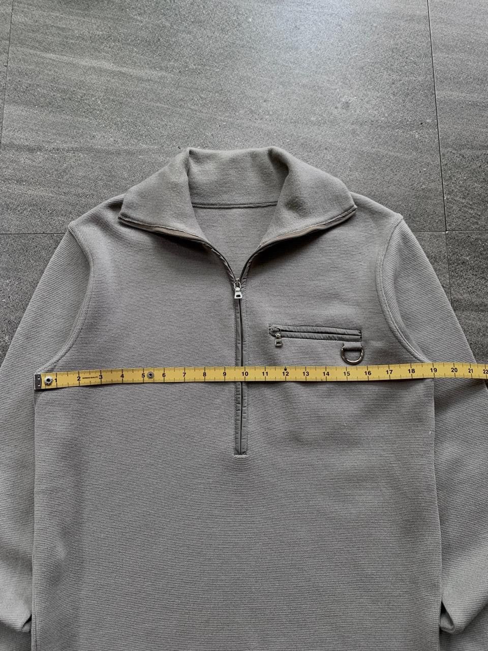 Prada FREE TAX! Halfzip Ribbed Knit Jacket Size US M / EU 48-50 / 2 - 12 Thumbnail