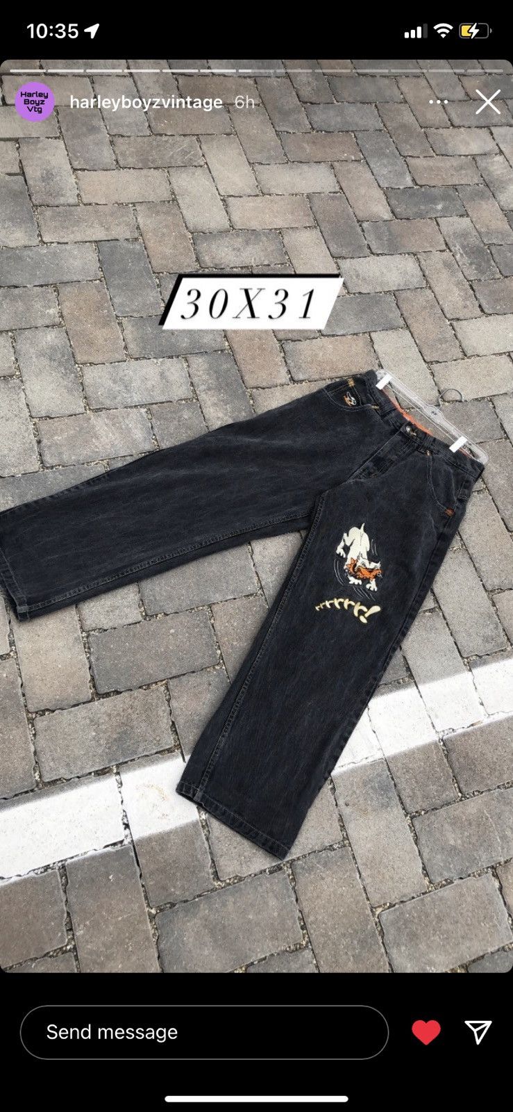 JNCO Vintage Jnco Paco Pitbull Baggy Jeans Size US 31 - 2 Thumbnail
