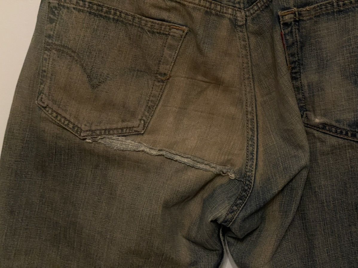 Levi's Rusty Used Blue Vintage Levi's 501 35x29.5 Denim -JN1577 Size US 35 - 2 Thumbnail