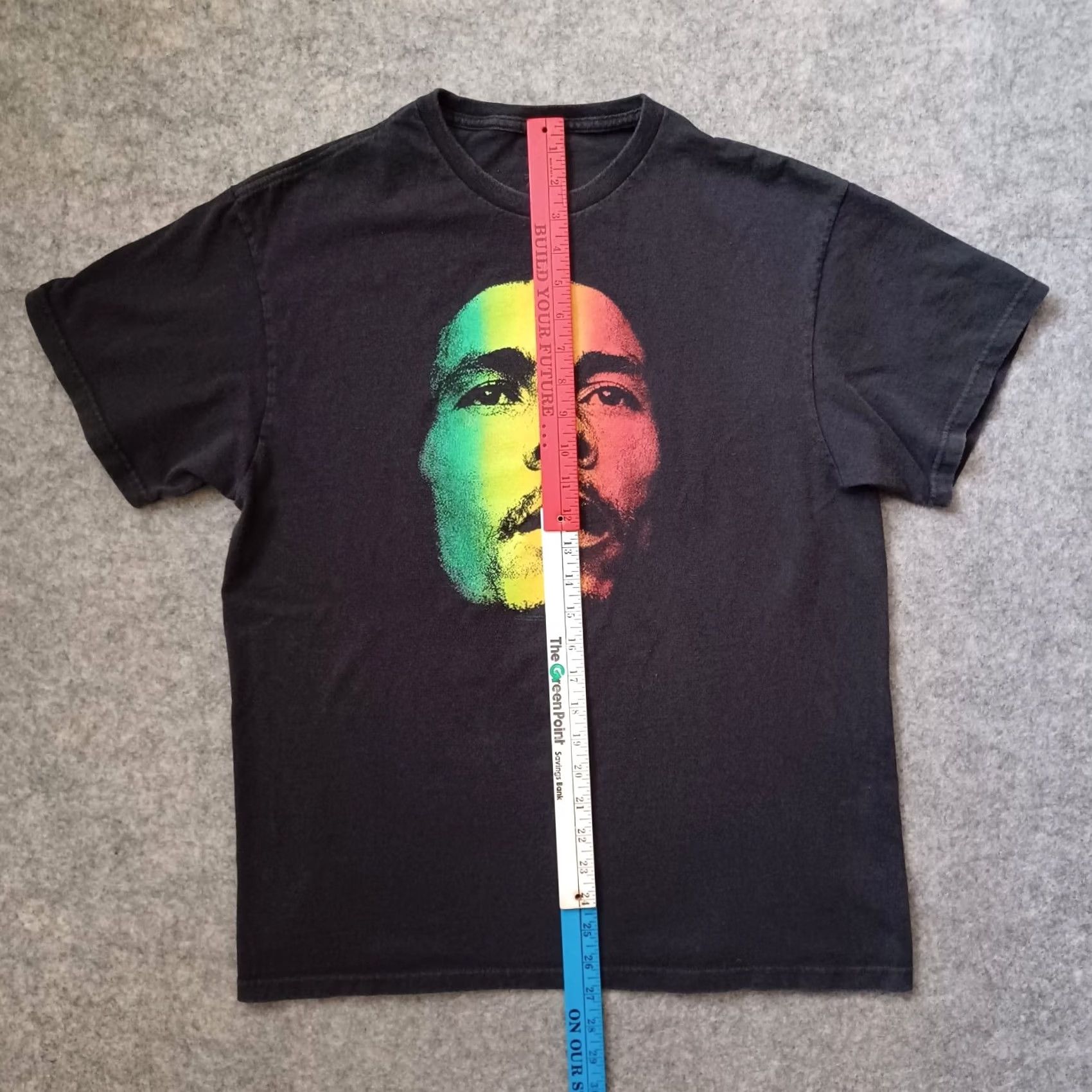 Vintage Zion Rootswear Bob Marley T Shirt Mens Large Black Rasta Faded Short Sleeve Size US L / EU 52-54 / 3 - 7 Thumbnail