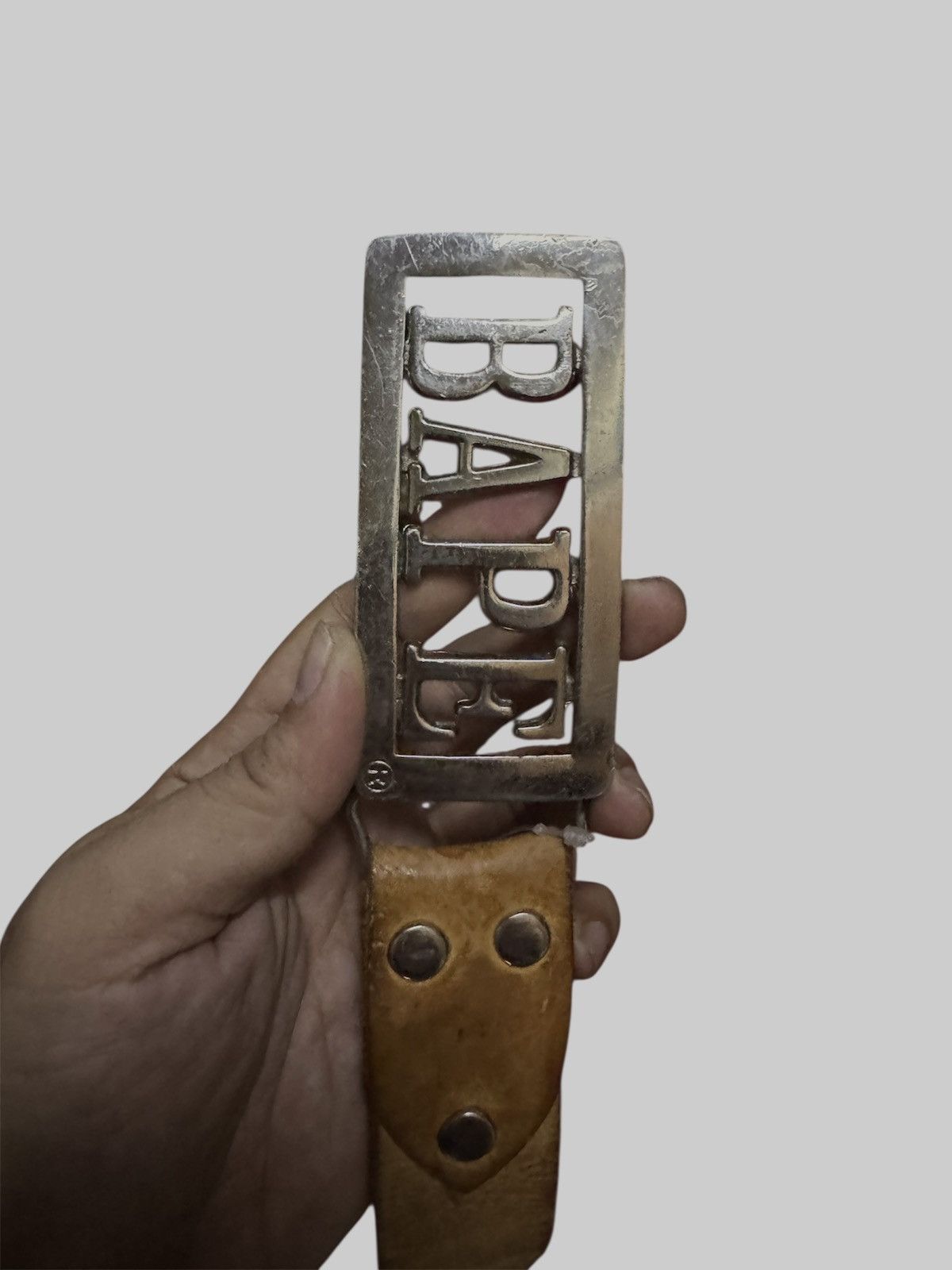 Bape A Bathing Ape x BAPE Leather Belt Made In Japan Size ONE SIZE - 2 Thumbnail