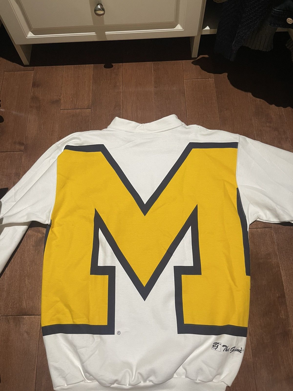 The Game Vintage University of Michigan Wolverines Mock Neck Size US L / EU 52-54 / 3 - 6 Thumbnail