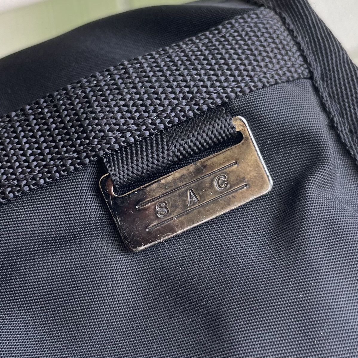 Japanese Brand × Yohji Yamamoto SAC COMPANY LIMITED BLACK SLING BAG Size ONE SIZE - 6 Thumbnail