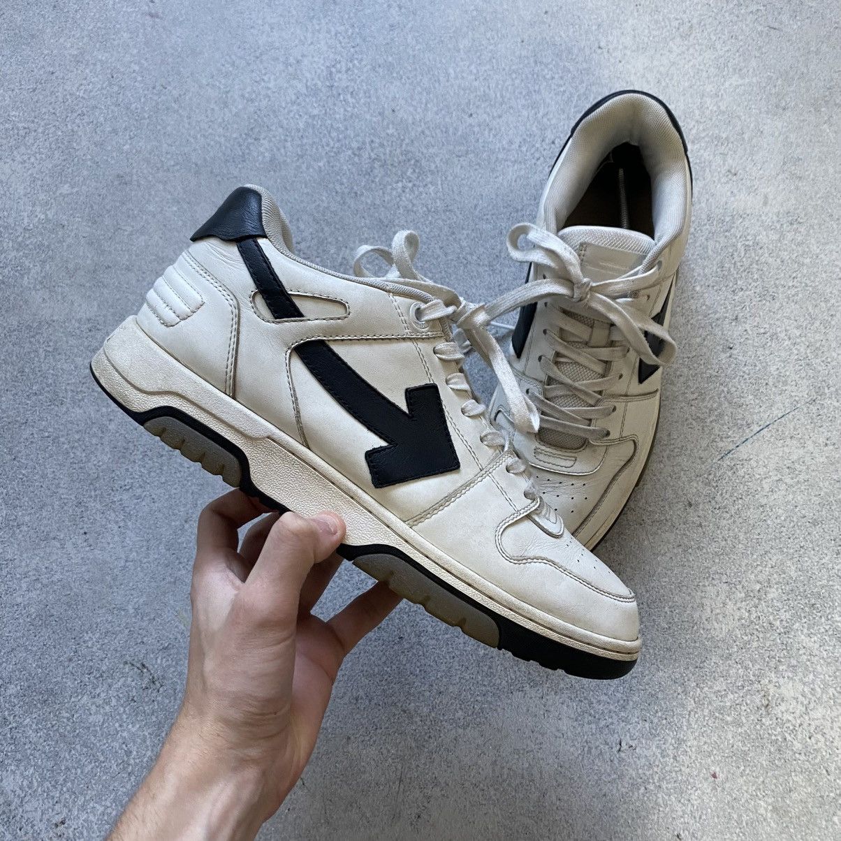 Off-White OFF WHITE Office Sneaker White Black Size US 10 / EU 43 - 3 Thumbnail
