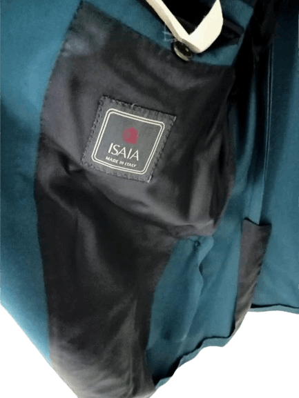 Isaia Isaia Blue Blazer Size 52R - 4 Thumbnail