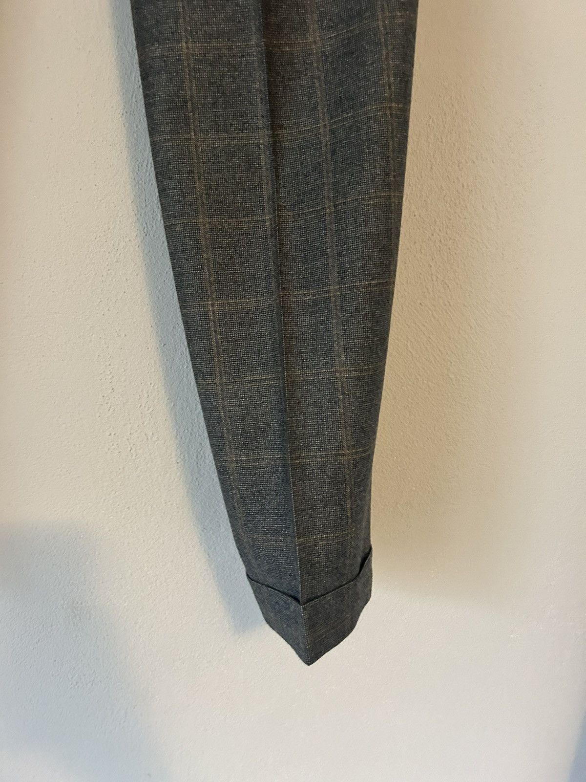 Valentino AW2008 Checkered Gray Wool Pants Size US 36 / EU 52 - 15 Thumbnail