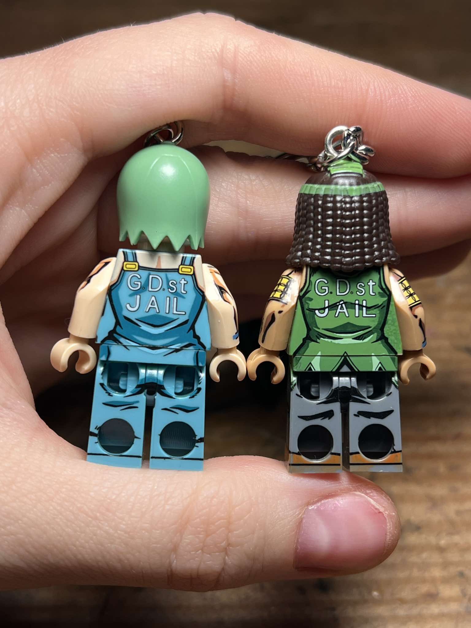 Anime Jojo Pucci Emporio anime mini figurine keychain keyring Size ONE SIZE - 10 Thumbnail