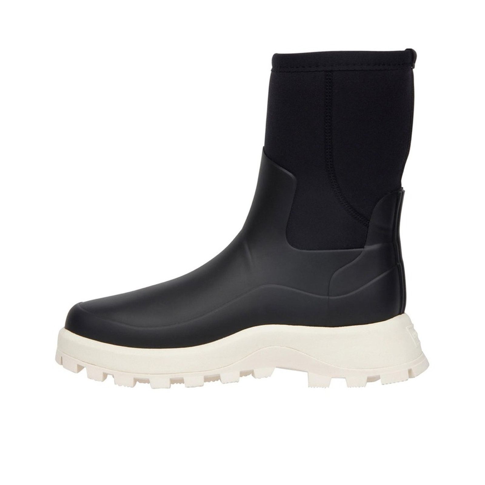 Hunter Hunter Womens City Explorer Short Boot Black Shaded White Size US 5 / IT 35 - 1 Thumbnail