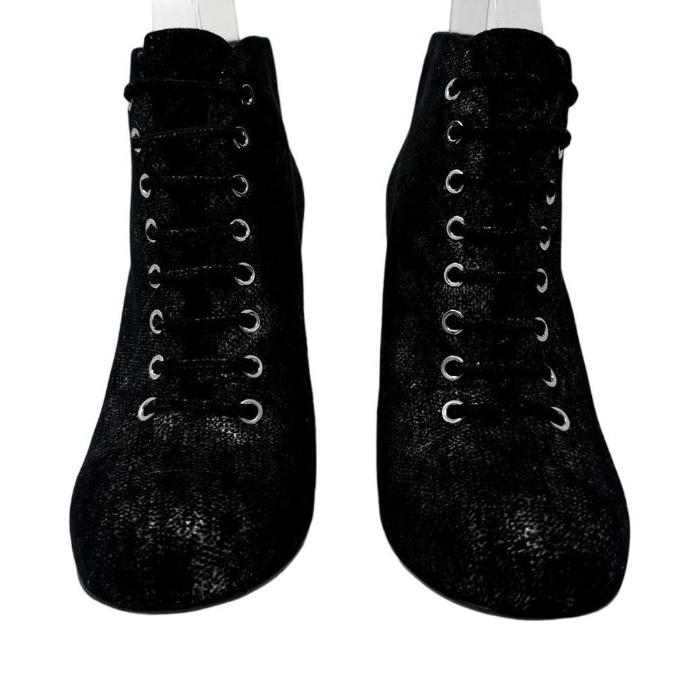 Chanel Chanel Pearl Heel CC logo Victorian Ankle Boots size 38 Size US 8 / IT 38 - 4 Thumbnail