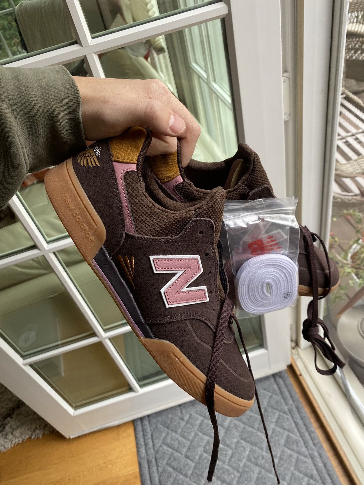 New Balance New Balance Numeric 288 Sport SBP Brown/Pink Size US 9.5 / EU 42-43 - 1 Thumbnail