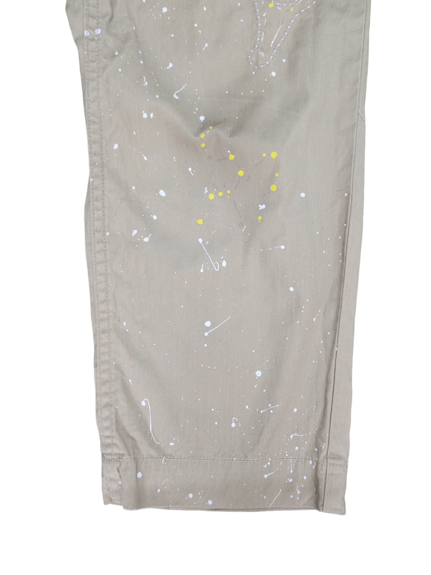 Ne-Net Ne-Net By Issey Miyake Painted Cropped Pants Size US 30 / EU 46 - 8 Thumbnail