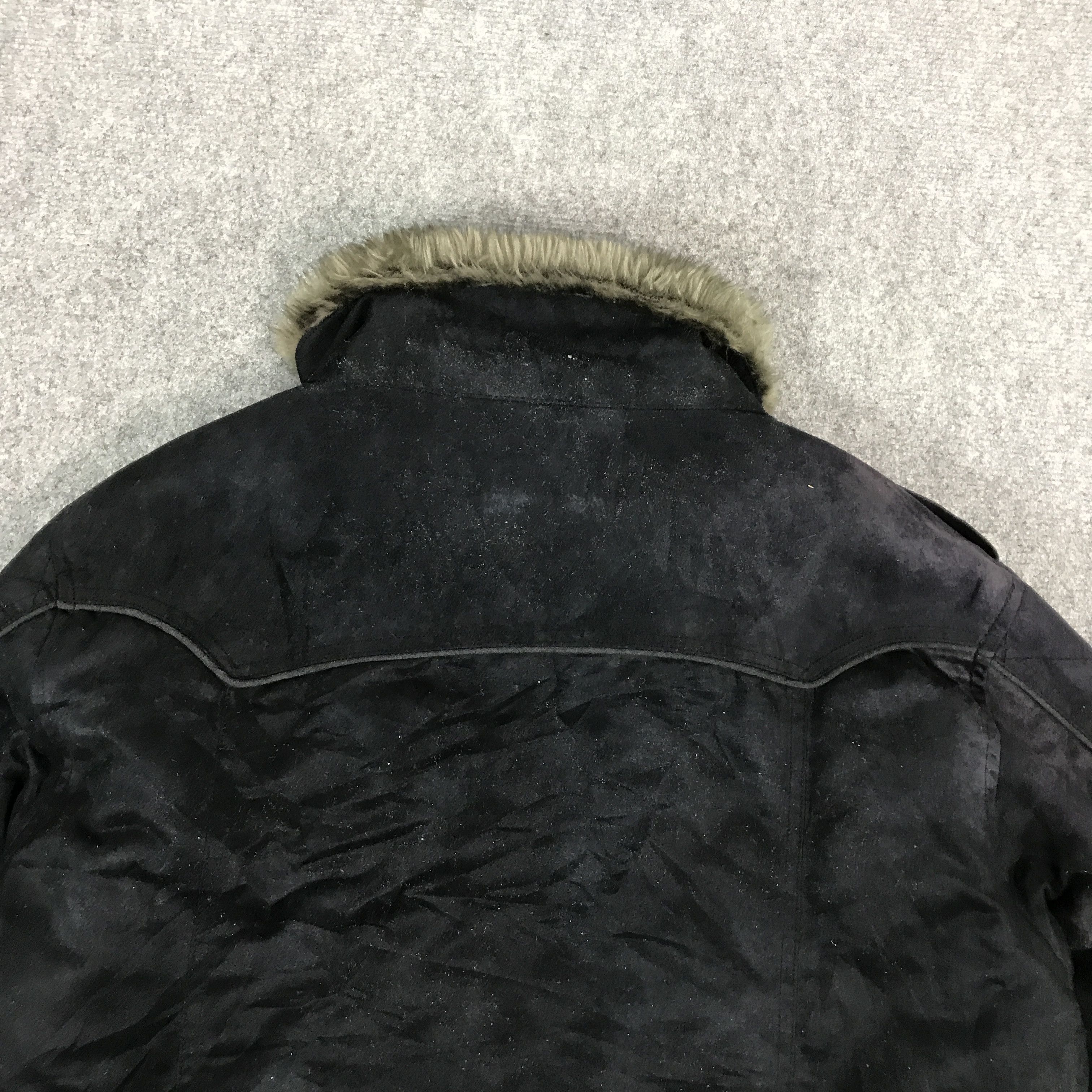 If Six Was Nine × Japanese Brand × Le Grande Bleu (L.G.B.) JAPAN SPLENDID BLACK FUR DESIGN STYLE JACKET Size US L / EU 52-54 / 3 - 4 Thumbnail
