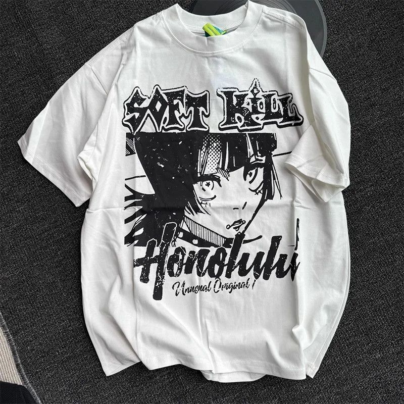 Japanese Brand Cartoon Streetwear White Tee Size US M / EU 48-50 / 2 - 1 Thumbnail