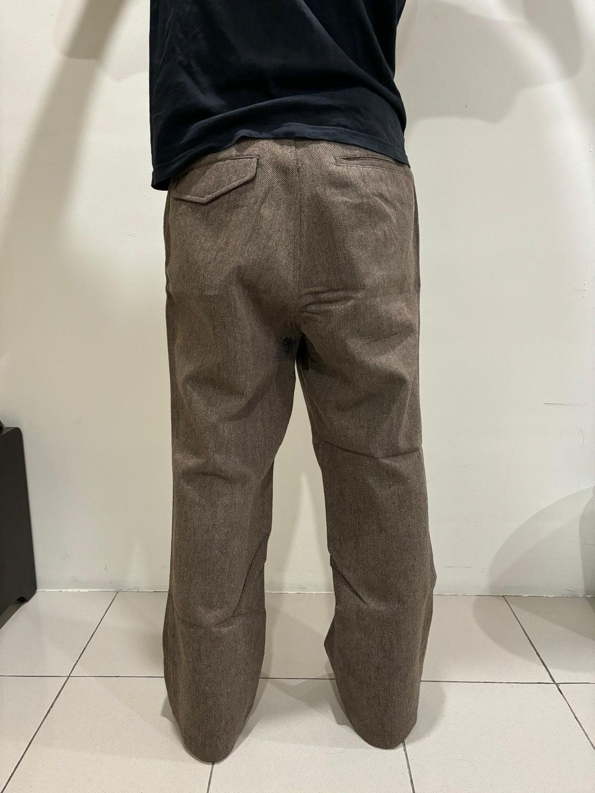 🔥NANAMICA THE NORTH FACE HERRINGBONE WOOL TROUSERS PANTS