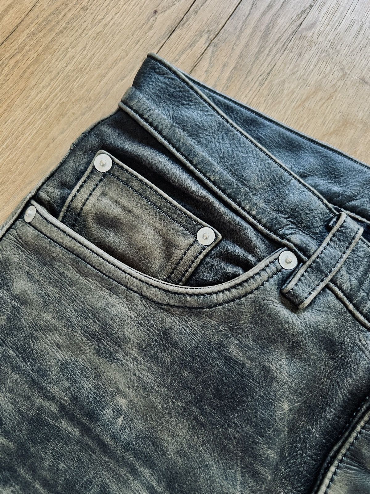 Vintage Leather Pants Size US 30 / EU 46 - 4 Thumbnail