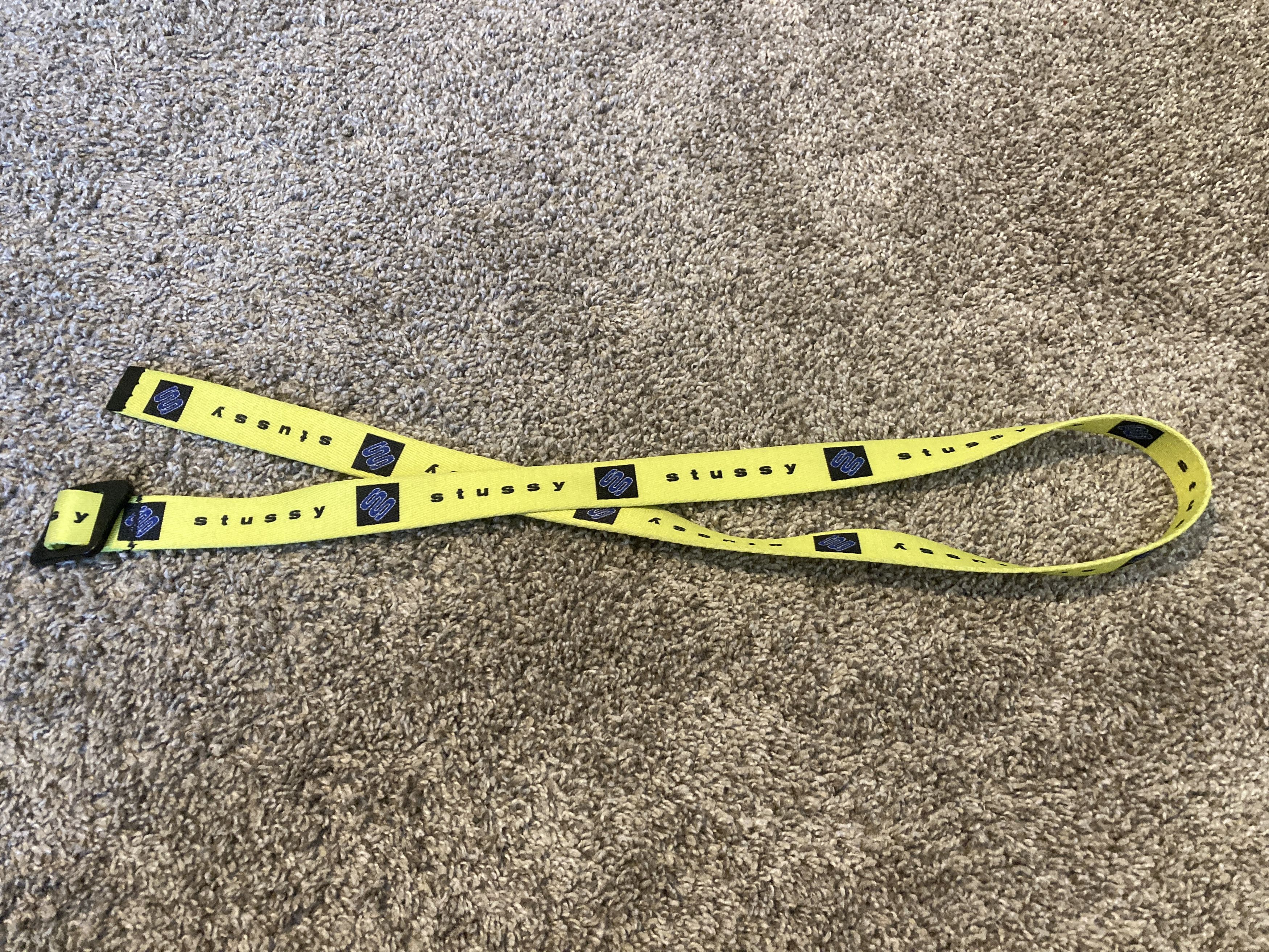 Stussy Stussy Design Climbing Belt Bright Green/Yellow O/S Size ONE SIZE - 1 Thumbnail