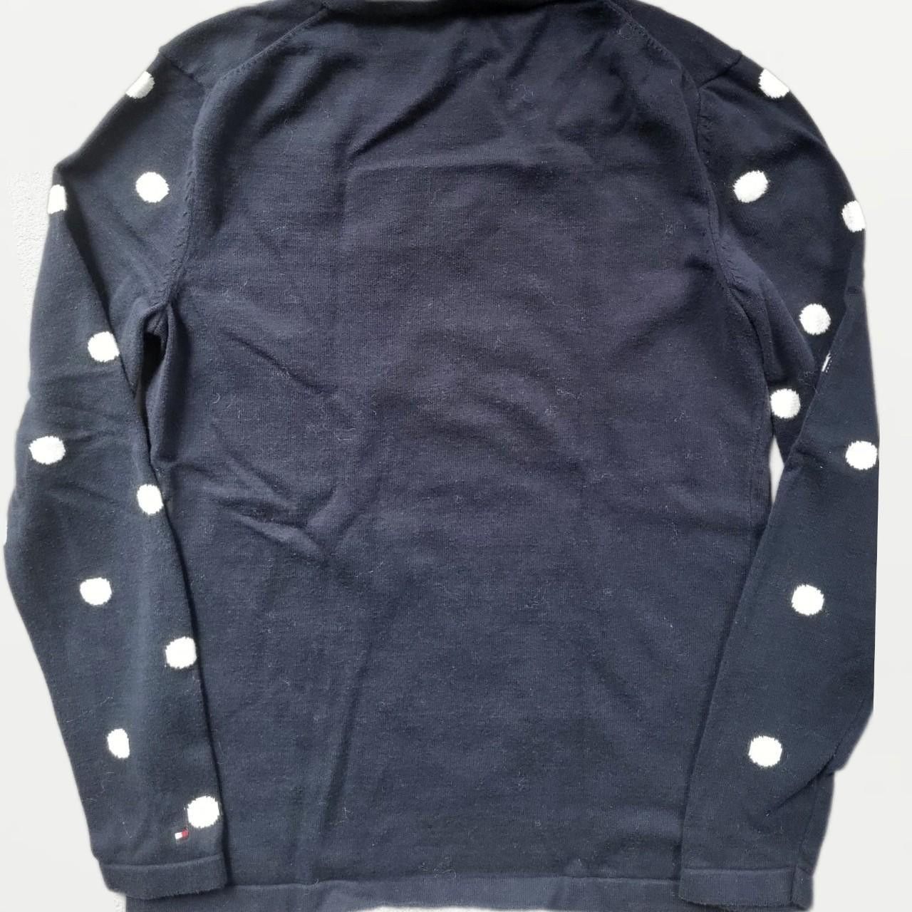 Tommy Hilfiger Tommy Hilfiger Women's White and Navy Jumper - Size S Size S / US 4 / IT 40 - 2 Thumbnail