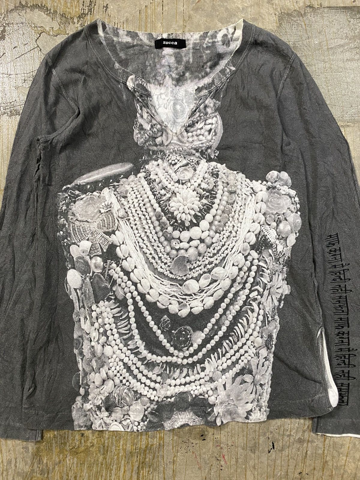 Zucca 1990s Zucca Temporality Hindi voodoo jewelry LS Size M / US 6-8 / IT 42-44 - 8 Thumbnail