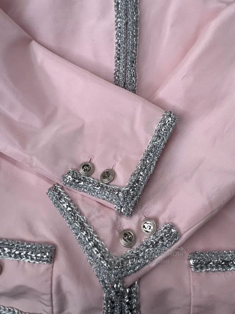 Chanel Chanel 20S Roof Series Pink Silver Foil Rolled Two Pocket Size M / US 6-8 / IT 42-44 - 5 Thumbnail