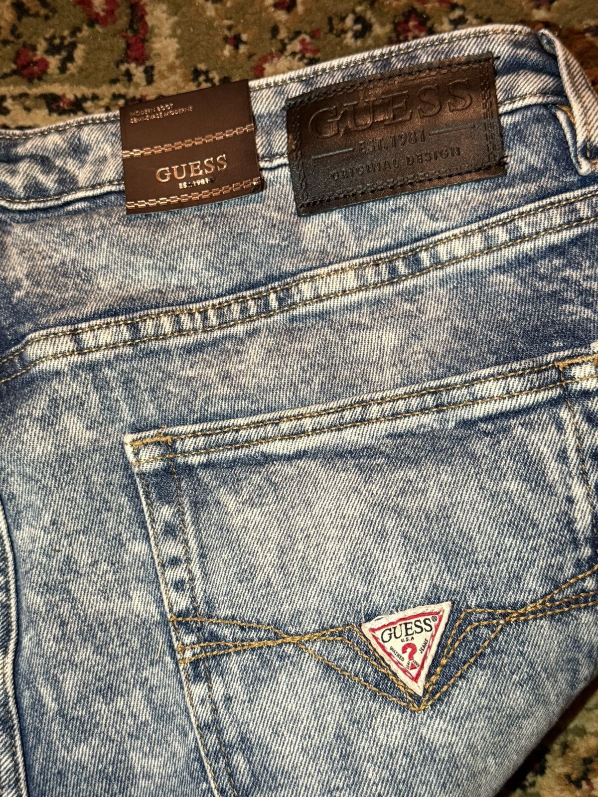 Guess Blue guess jeans Size US 33 - 4 Thumbnail