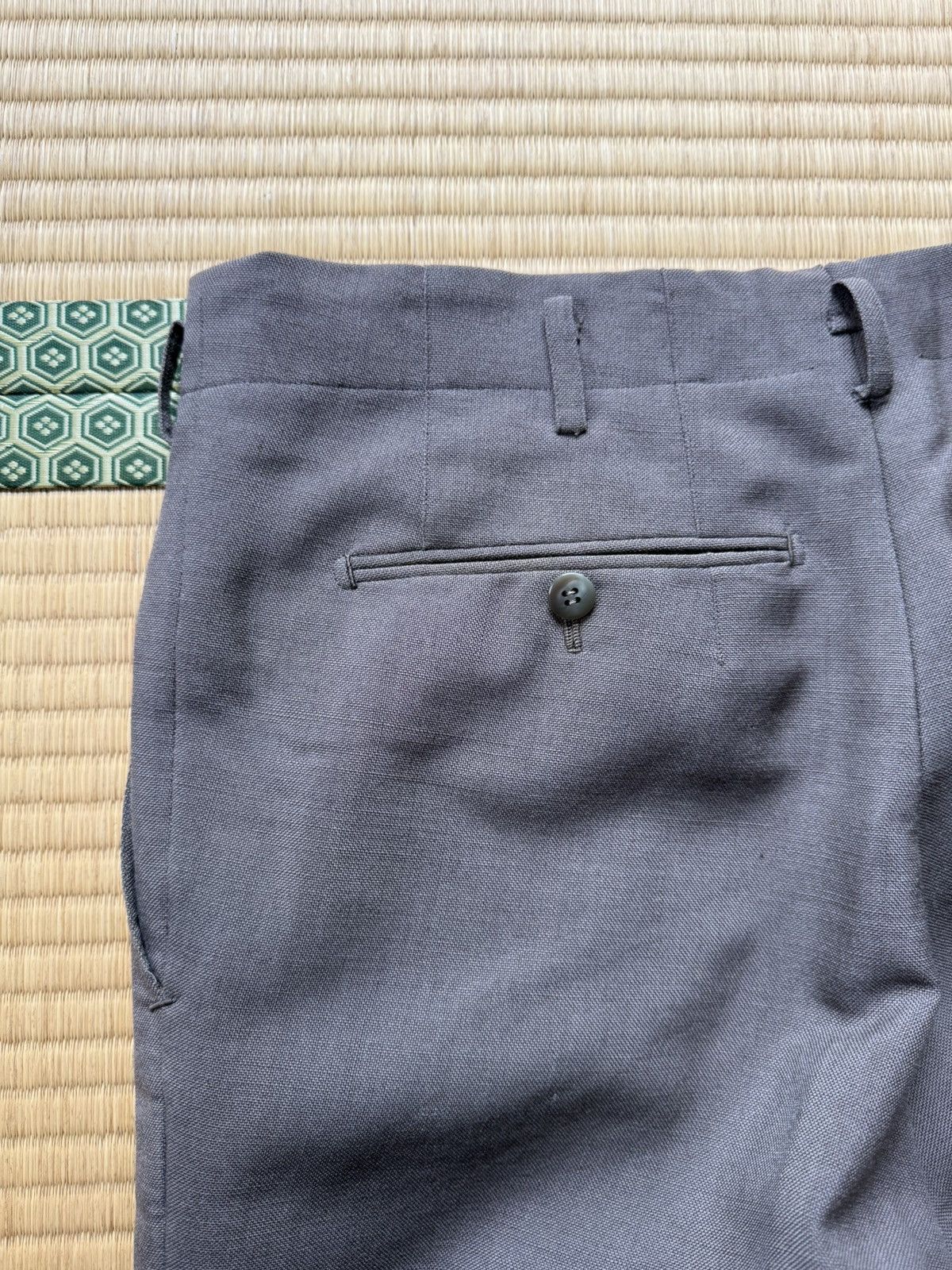 Other Spring&Summer Vintage Japanese Slacks – Luxe Wool & Mohair Size US 32 / EU 48 - 5 Thumbnail