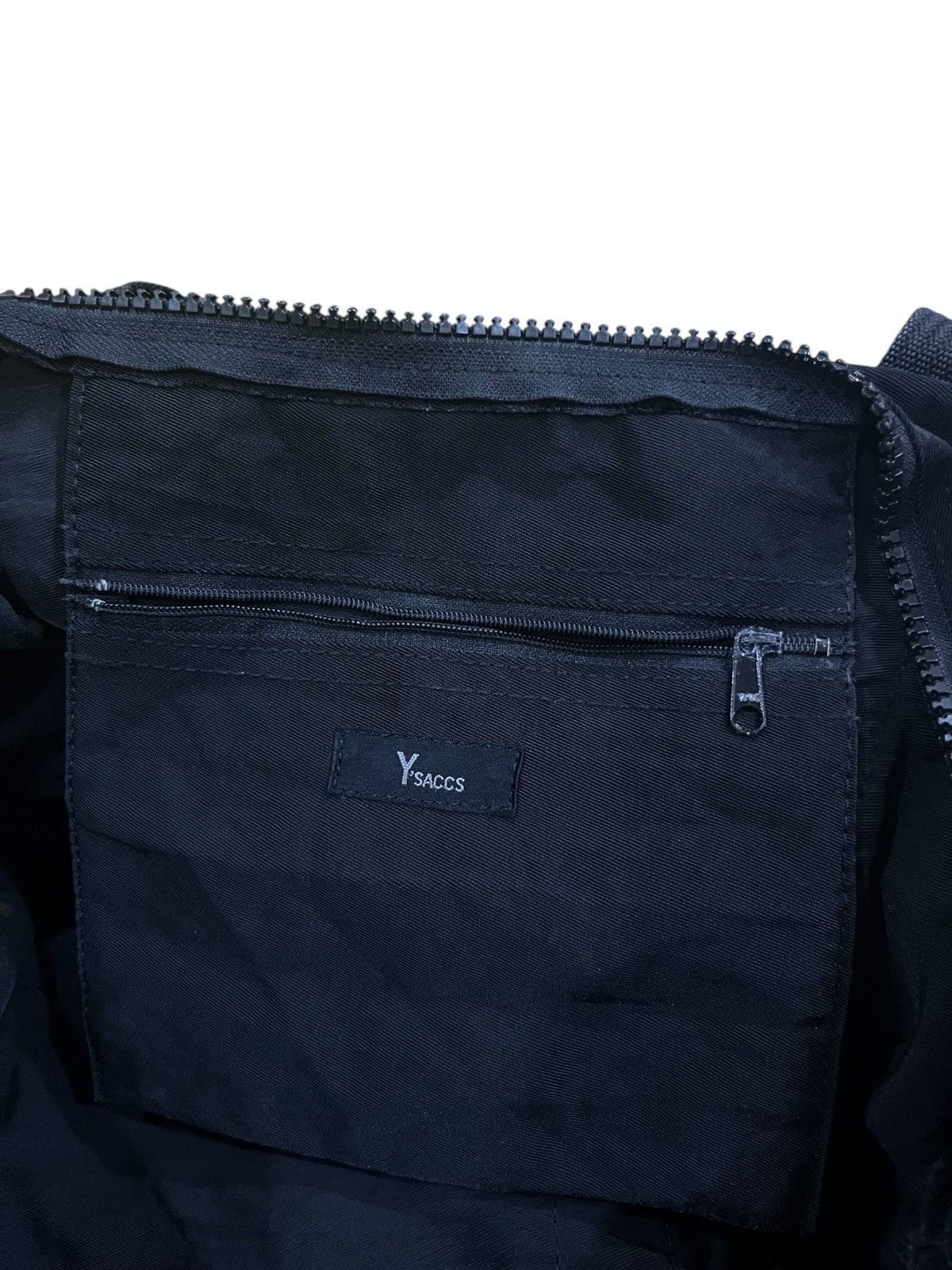Yohji Yamamoto Y’SACCS YOHJI YAMAMOTO DUFFLE BAG NYLON LEATHER STRAP BLACK Size ONE SIZE - 11 Thumbnail