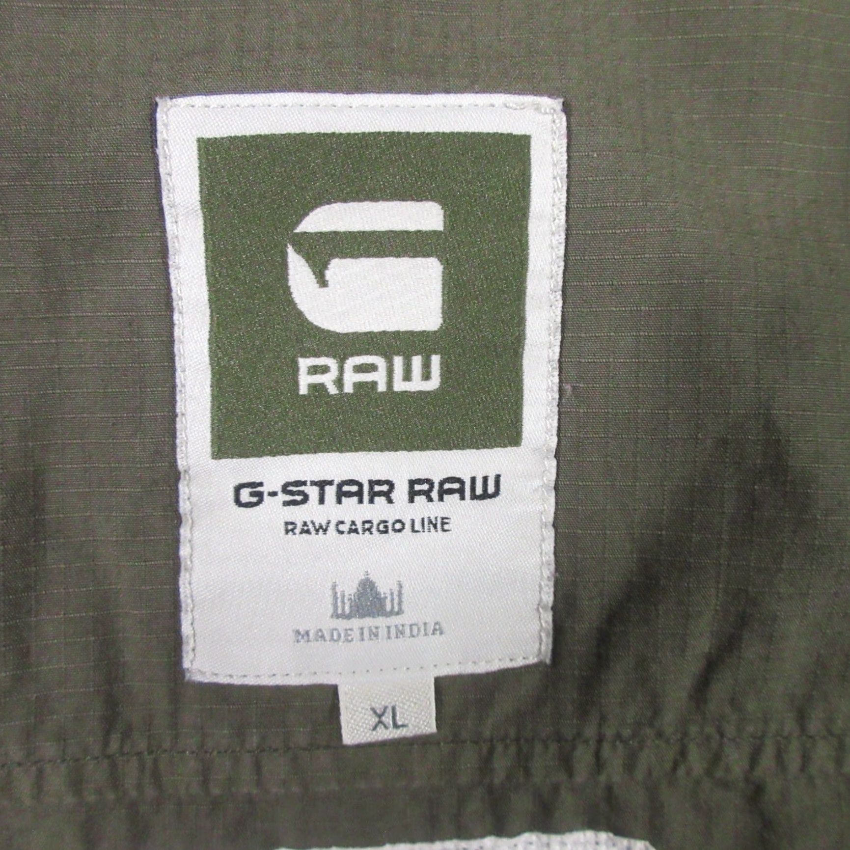 G-Star G-Star Raw Cargo Jacket Womens XL Green Brown Military Epaulets Utility Grunge Jacket Size XL / US 12-14 / IT 48-50 - 4 Thumbnail