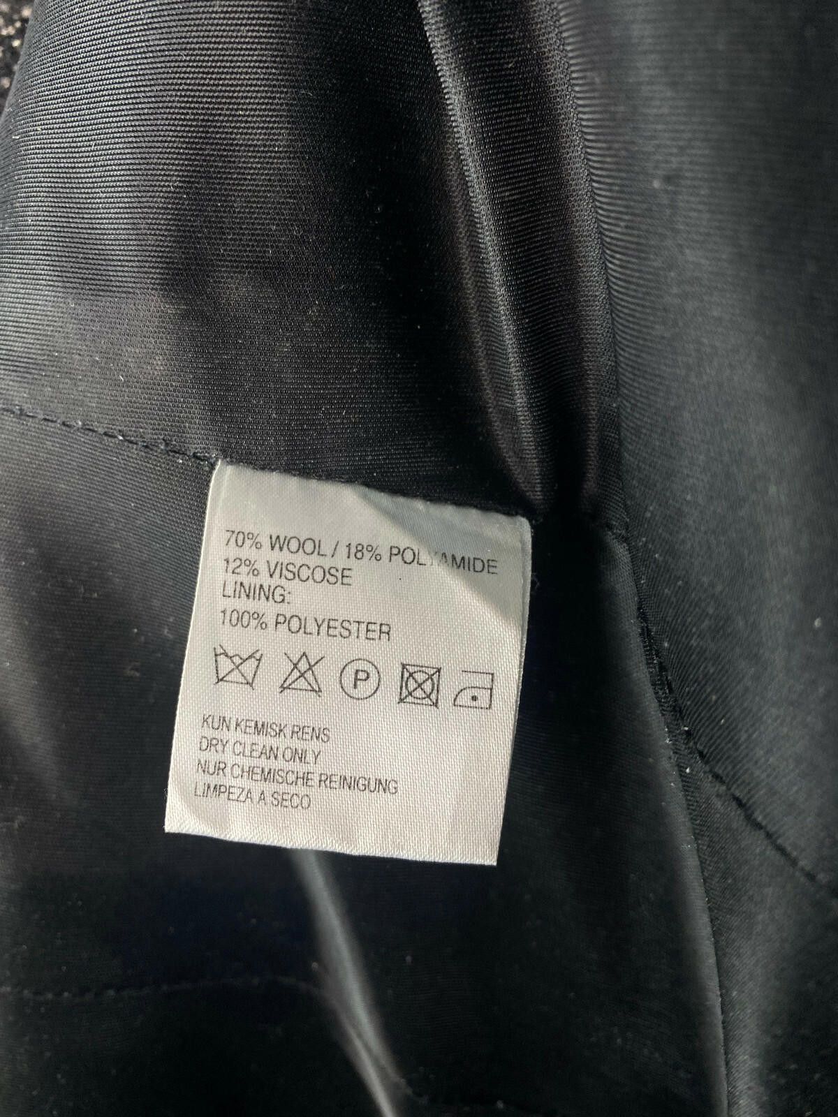 Designer Bitte Kai Rand Gray Wool Button Up Blazer Jacket Size 46 Size M / US 6-8 / IT 42-44 - 9 Thumbnail
