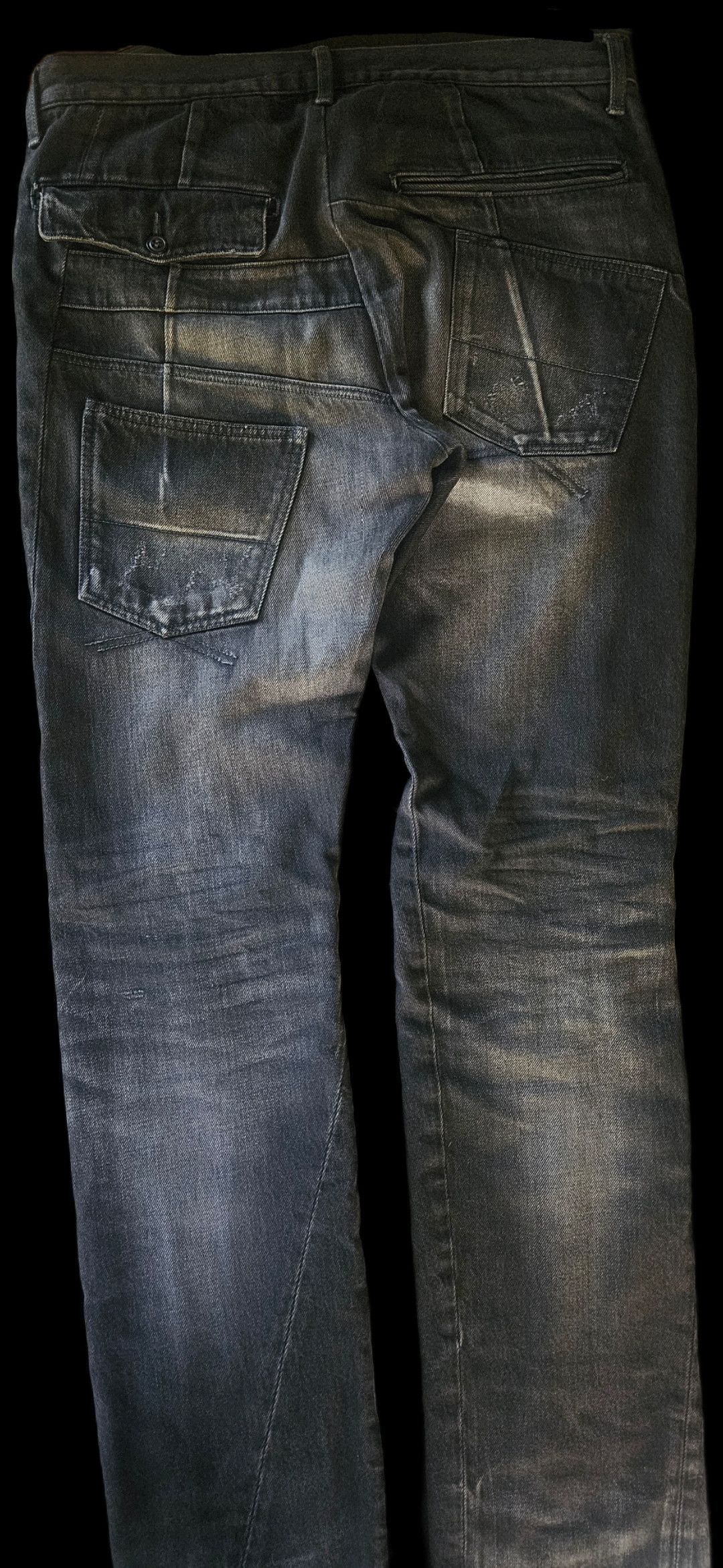 Maison MIHARA YASUHIRO MMY distressed slim jeans 34x34 Size US 34 / EU 50 - 6 Thumbnail