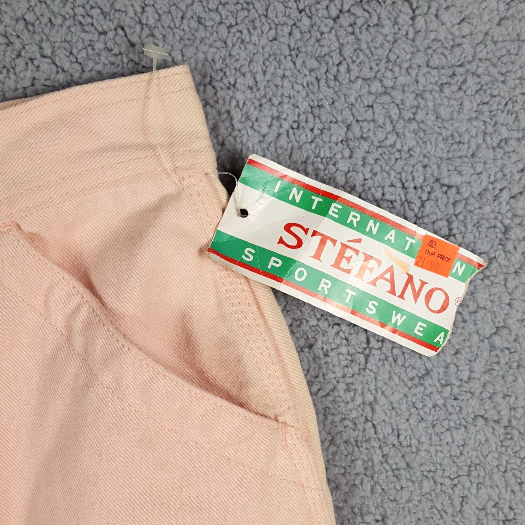 Vintage VINTAGE Stefano Pink Faded Denim Midi Skirt Women's Size 7 Straight Pencil 90s Y2K Size 28" / US 6 / IT 42 - 3 Thumbnail