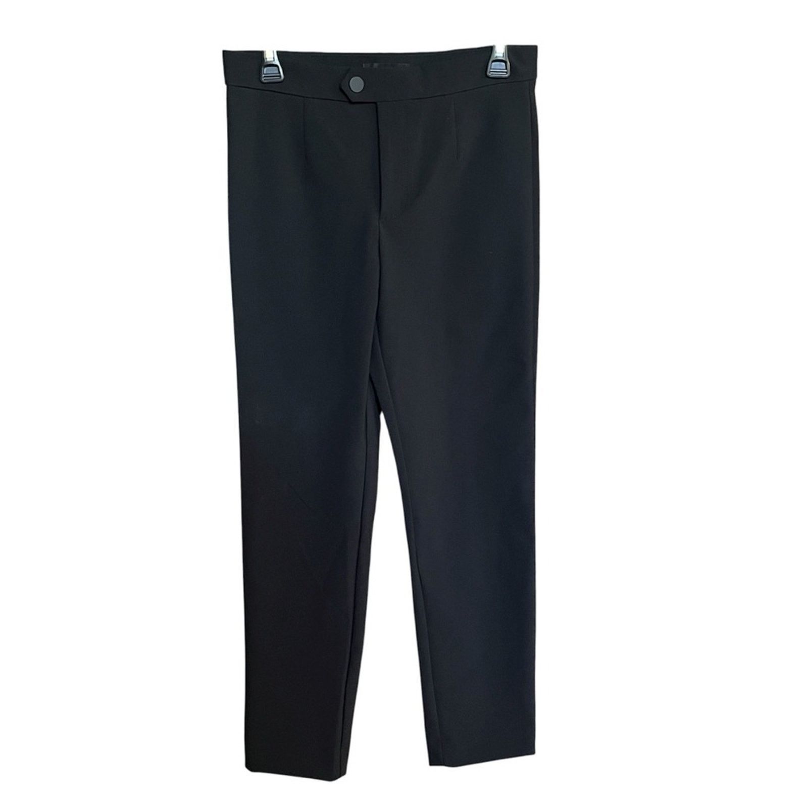 Banana Republic Banana Republic Black Straight Leg Dress Pants Size 6L Size 28" / US 6 / IT 42 - 1 Thumbnail