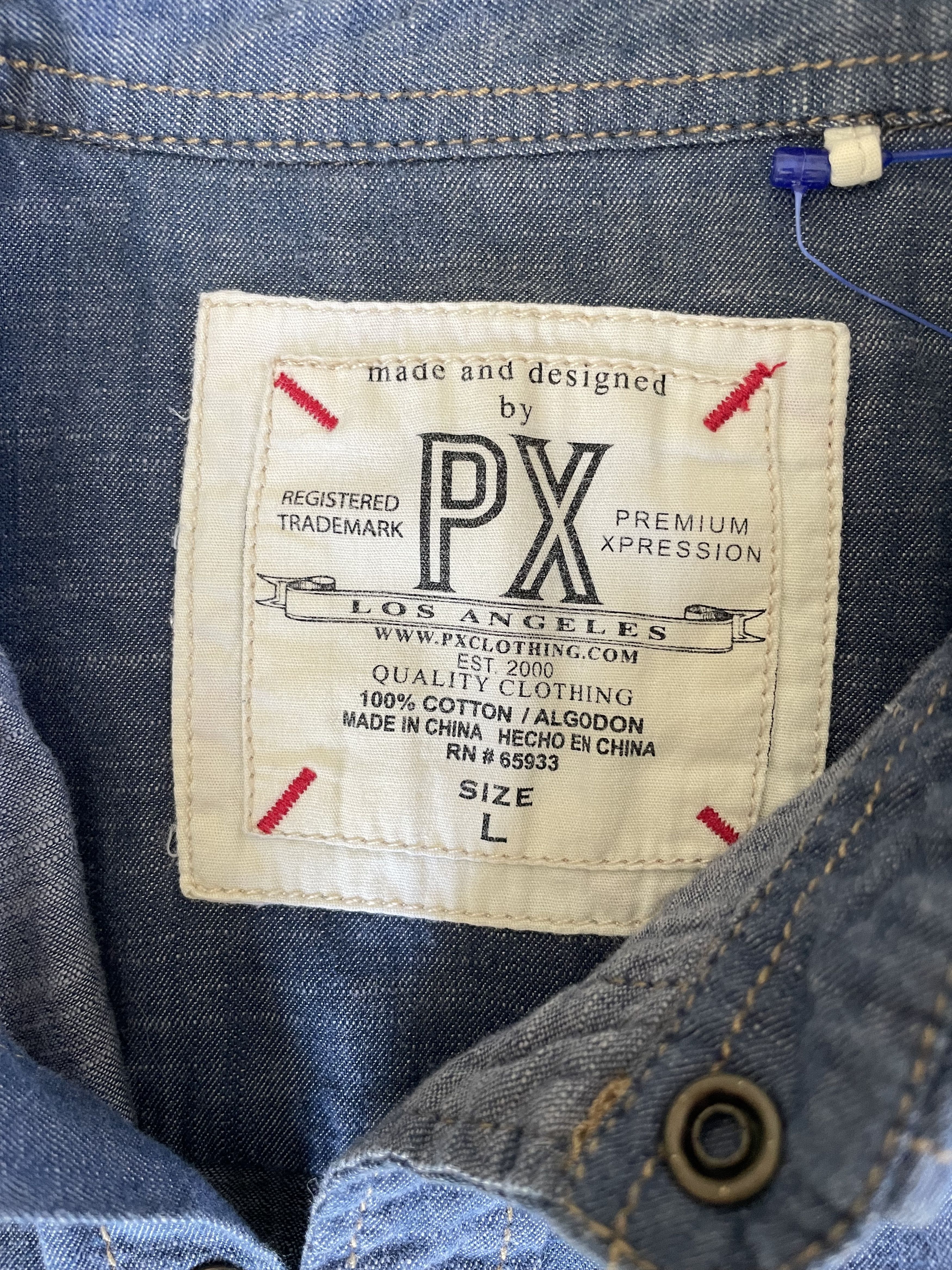 Other PX Clothing Premium Expression Western Blur Button Down Size US L / EU 52-54 / 3 - 3 Thumbnail