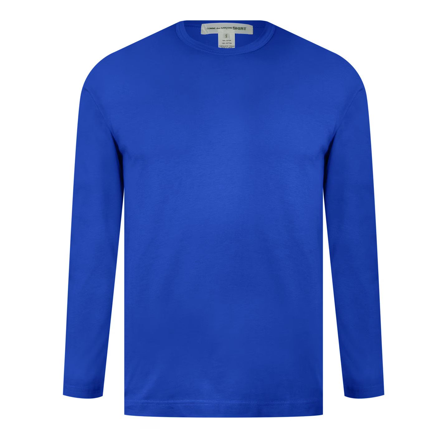 Comme des Garcons SHIRT o1g2r1mq0426 Back Logo Long Sleeve T-Shirt in Blue Size US L / EU 52-54 / 3 - 1 Thumbnail