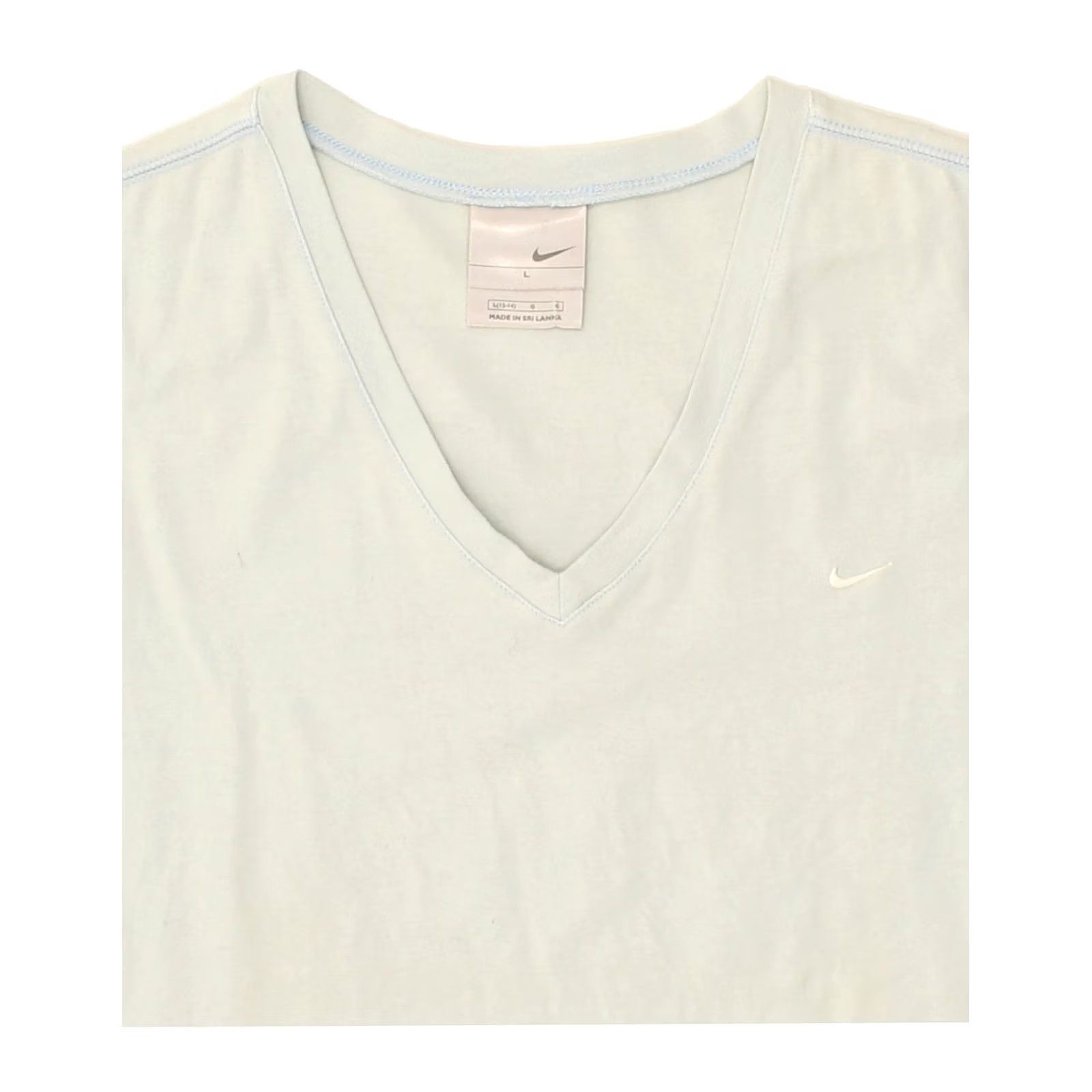 Nike NIKE Womens T-Shirt Large Grey Cotton 12-14 Size L / US 10 / IT 46 - 4 Thumbnail