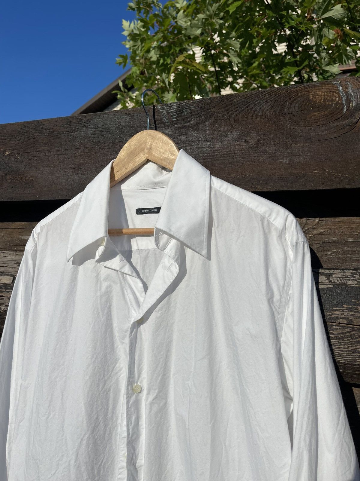 Versace Versace Classic white button shirt Size US L / EU 52-54 / 3 - 5 Thumbnail