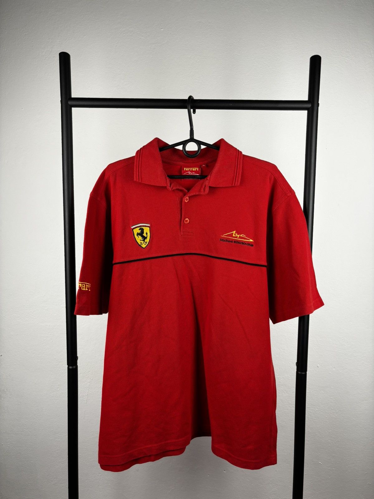 Ferrari × Formula 1 × Vintage Ferrari Michael Schumacher polo size XL Size US XL / EU 56 / 4 - 1 Thumbnail