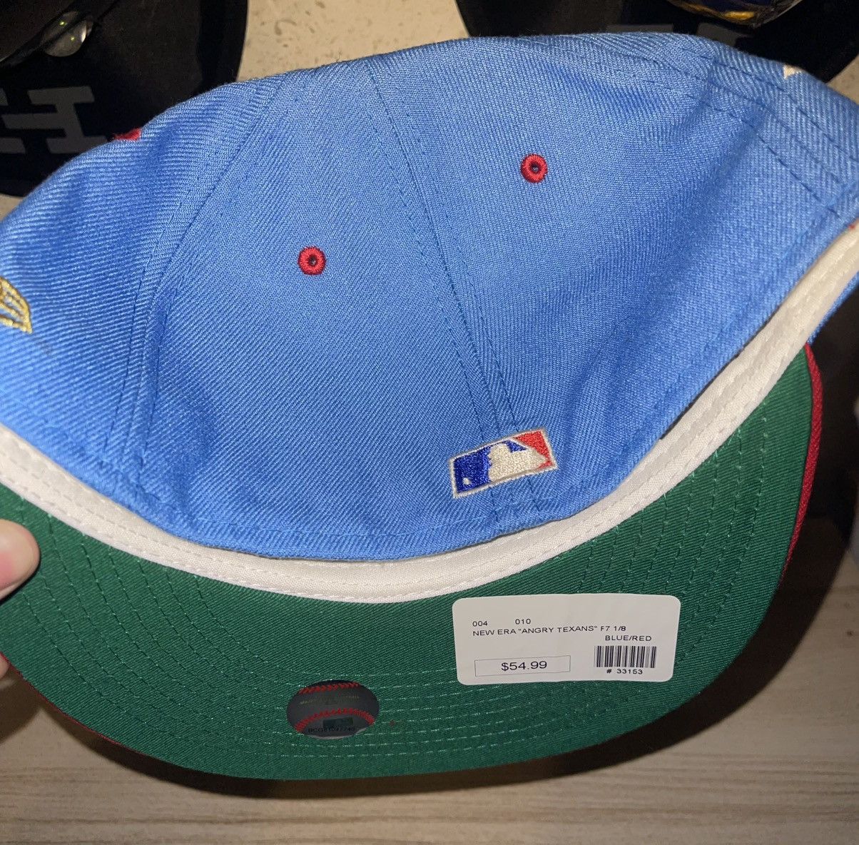 New Era NEW ERA “ANGRY TEXANS” TEXAS RANGERS FITTED HAT Size ONE SIZE - 3 Thumbnail