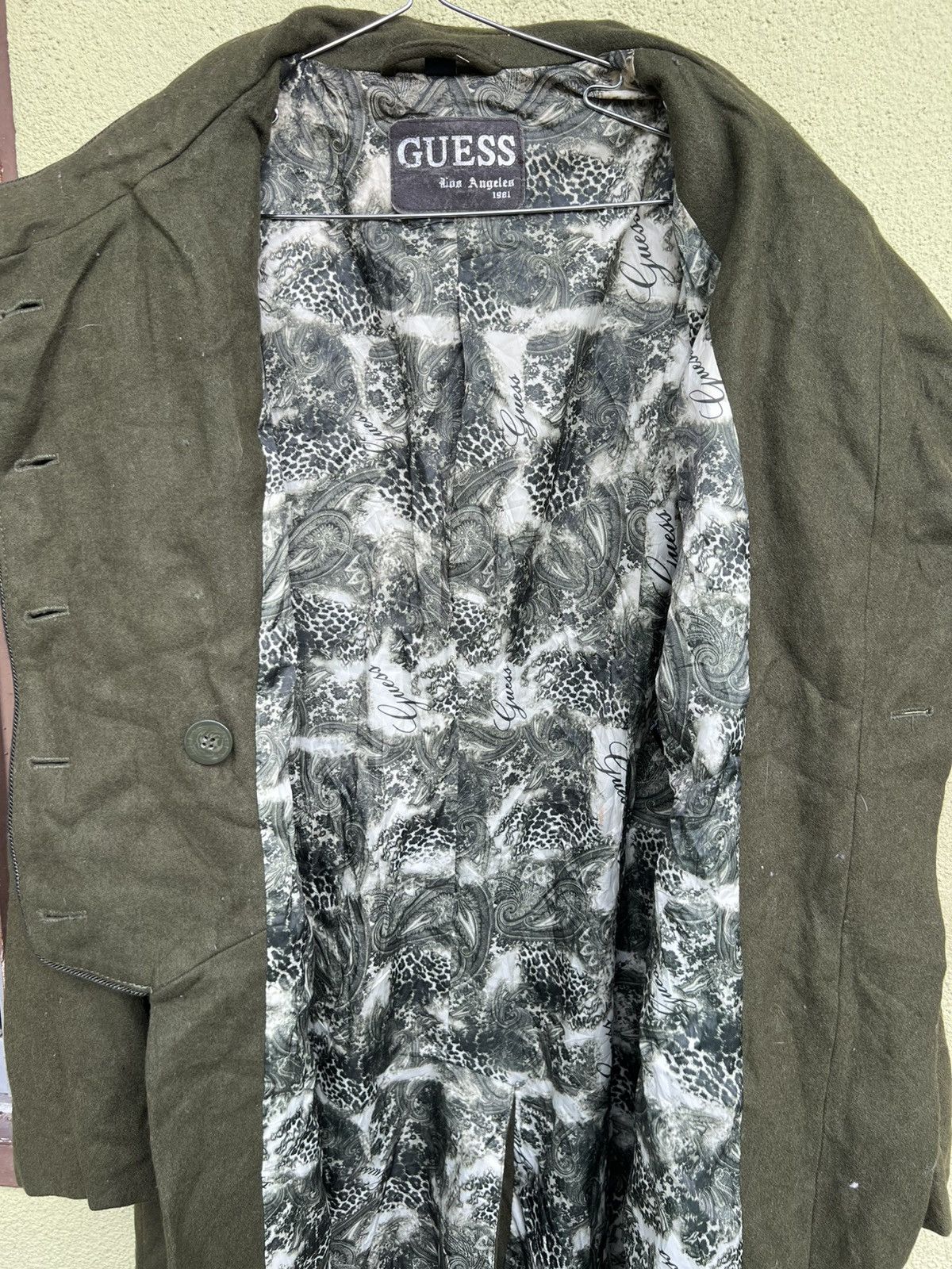 Guess Guess Military Wool Coat Steam Punk Rock double breasted Size M / US 6-8 / IT 42-44 - 4 Thumbnail