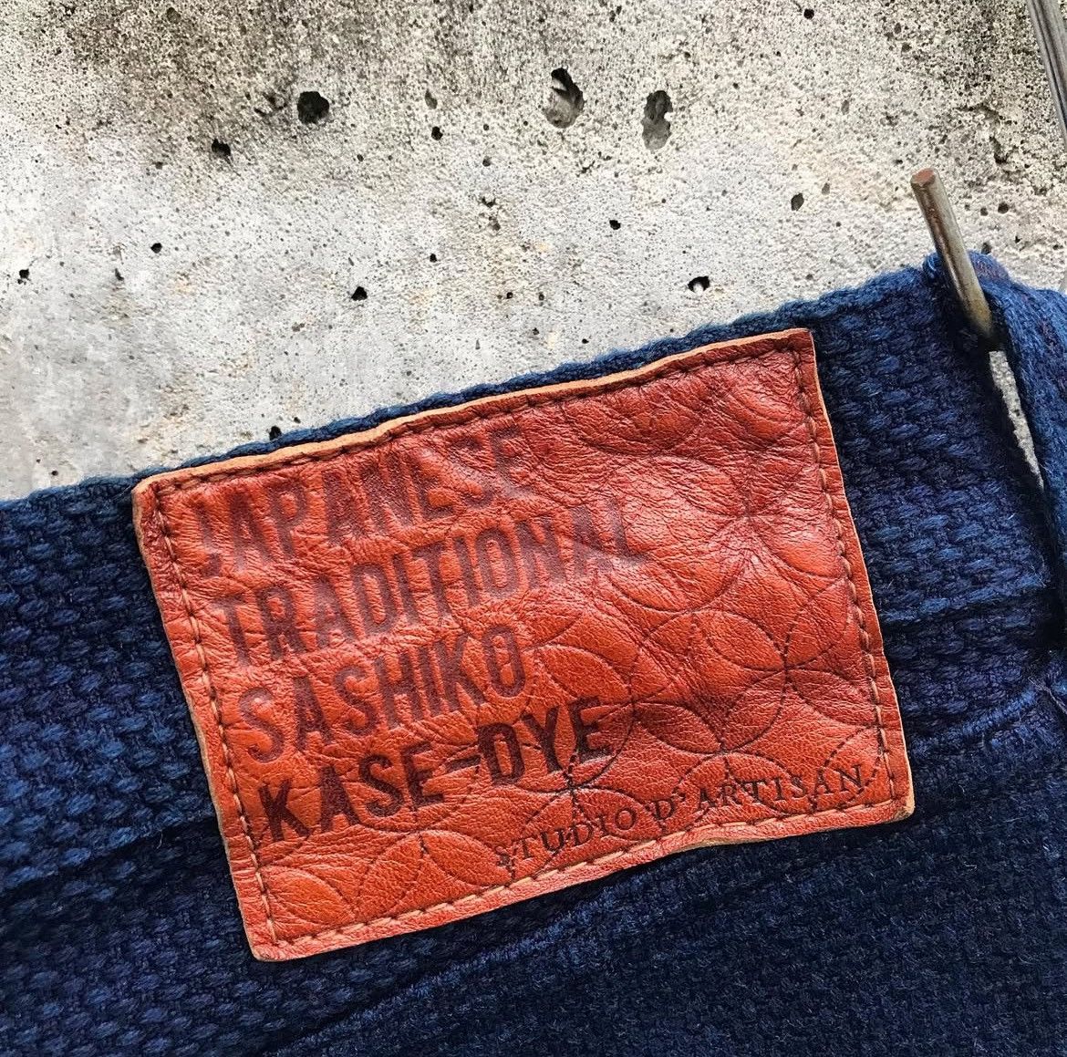 Studio D'Artisan RARE SASHIKO KASE-DYE by STUDIO D'ARTISAN Size US 33 - 3 Thumbnail