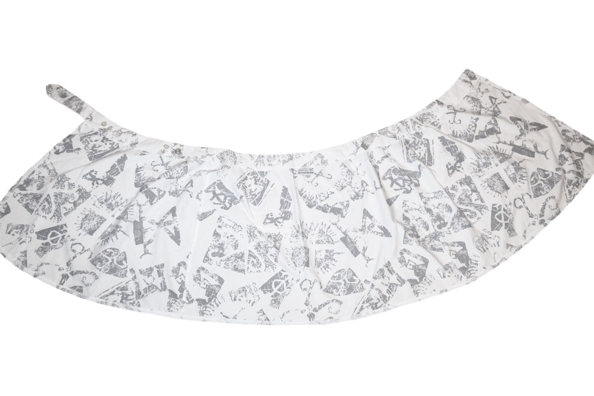 Sergio Tacchini Sergio Tacchini Abstract Glitter Coated Wrap Tennis Skirt Size 32" / US 10 / IT 46 - 6 Thumbnail